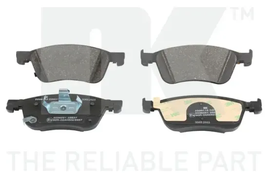 Bremsbelagsatz, Scheibenbremse Vorderachse NK 2299115 Bild Bremsbelagsatz, Scheibenbremse Vorderachse NK 2299115