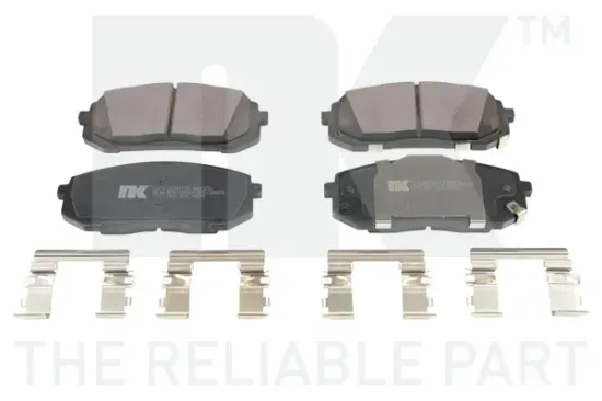 Bremsbelagsatz, Scheibenbremse Vorderachse NK 2299119 Bild Bremsbelagsatz, Scheibenbremse Vorderachse NK 2299119