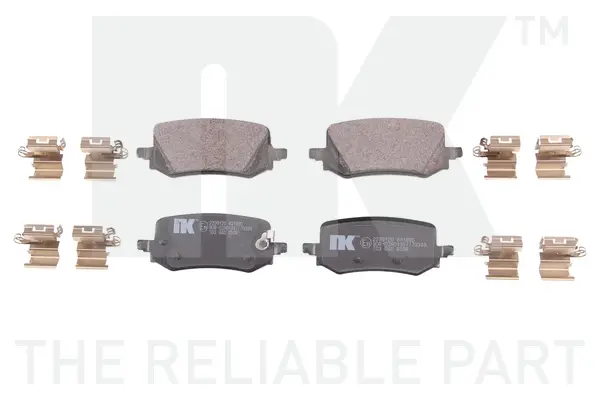 Bremsbelagsatz, Scheibenbremse Hinterachse NK 2299120