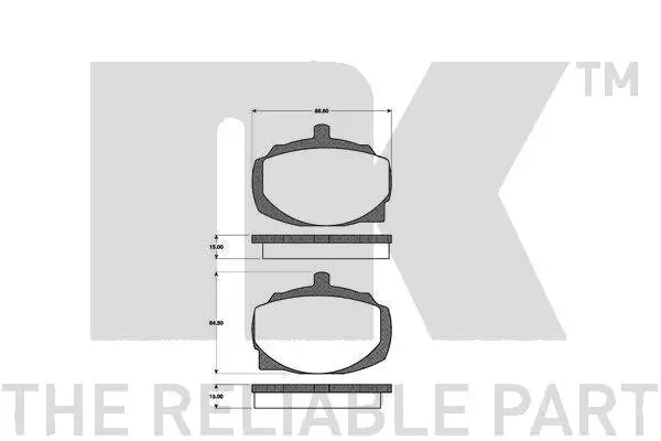 Spritzblech, Bremsscheibe Hinterachse rechts NK 234545