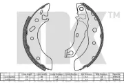Bremsbackensatz NK 2745617