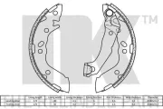 Bremsbackensatz NK 2793593
