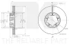 Bremsscheibe Vorderachse NK 312299 Bild Bremsscheibe Vorderachse NK 312299