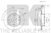 Bremsscheibe Vorderachse NK 312543 Bild Bremsscheibe Vorderachse NK 312543