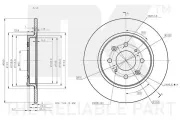 Bremsscheibe NK 313397