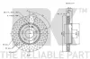 Bremsscheibe Vorderachse NK 313373 Bild Bremsscheibe Vorderachse NK 313373