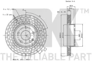 Bremsscheibe NK 313734