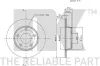 Bremsscheibe Hinterachse NK 314784 Bild Bremsscheibe Hinterachse NK 314784