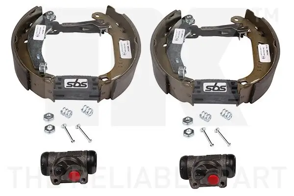 Bremsbackensatz Hinterachse NK 443947602