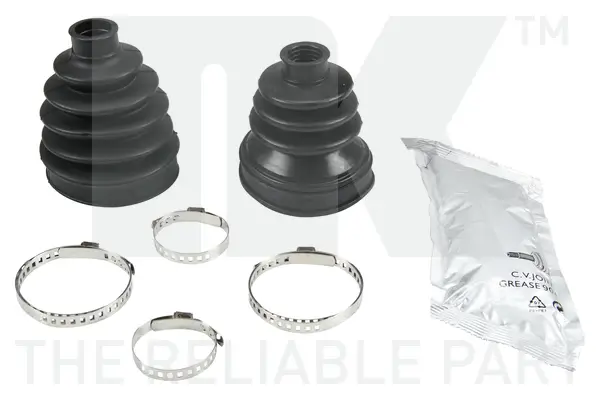 Faltenbalgsatz, Antriebswelle Vorderachse links Vorderachse rechts getriebeseitig radseitig NK 522530