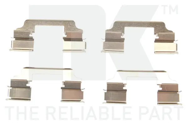 Zubehörsatz, Scheibenbremsbelag Hinterachse NK 79151893