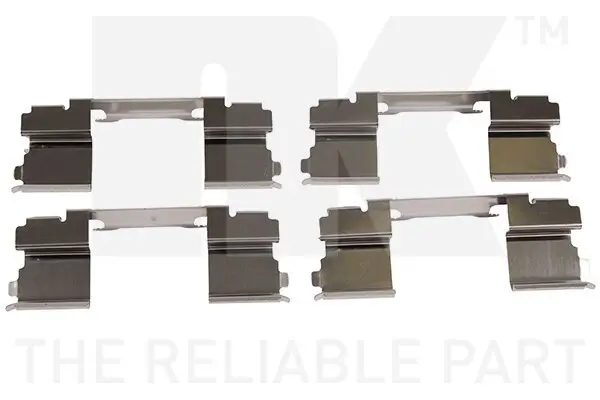 Zubehörsatz, Scheibenbremsbelag Vorderachse NK 79231730