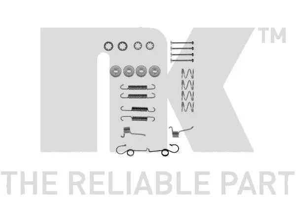 Zubehörsatz, Bremsbacken Hinterachse NK 7925511