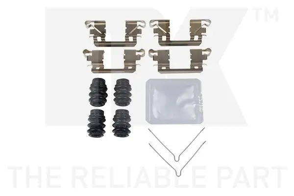 Zubehörsatz, Scheibenbremsbelag Vorderachse NK 7926126