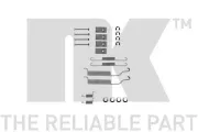 Zubehörsatz, Scheibenbremsbelag NK 7999055