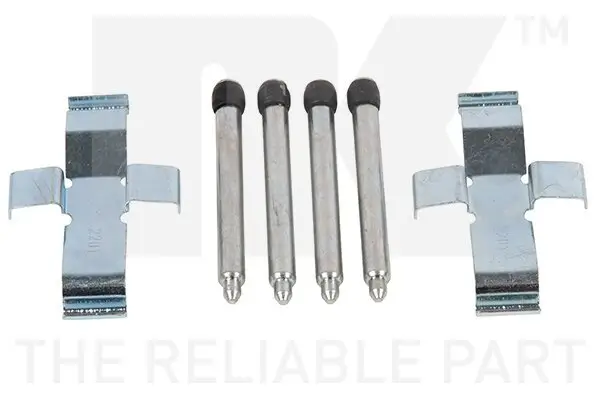 Zubehörsatz, Scheibenbremsbelag Vorderachse NK 79991017