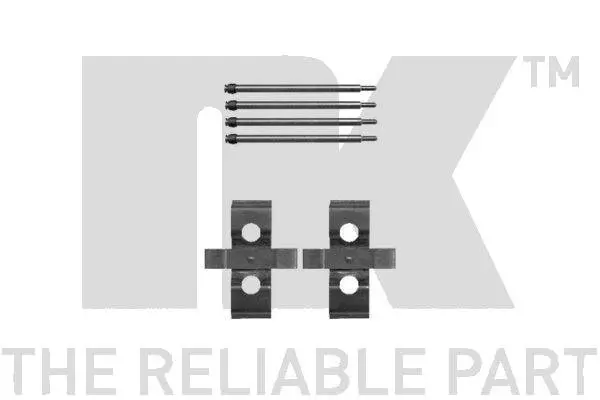 Zubehörsatz, Scheibenbremsbelag Vorderachse NK 7933611