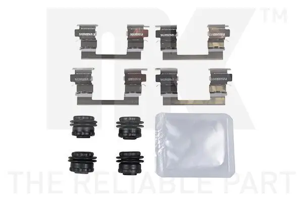 Zubehörsatz, Scheibenbremsbelag Hinterachse NK 7936013