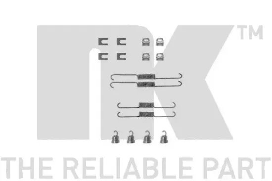 Zubehörsatz, Bremsbacken Hinterachse NK 7939553 Bild Zubehörsatz, Bremsbacken Hinterachse NK 7939553