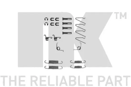Zubehörsatz, Bremsbacken Hinterachse NK 7943703 Bild Zubehörsatz, Bremsbacken Hinterachse NK 7943703