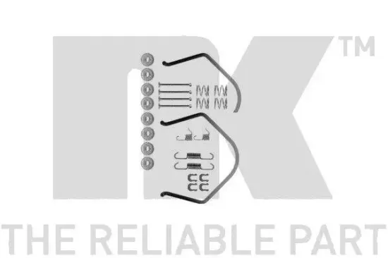 Zubehörsatz, Bremsbacken Hinterachse NK 7945638 Bild Zubehörsatz, Bremsbacken Hinterachse NK 7945638