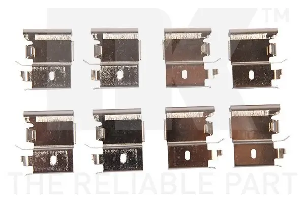 Zubehörsatz, Scheibenbremsbelag Hinterachse NK 79991002