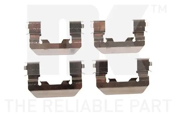 Zubehörsatz, Scheibenbremsbelag Vorderachse NK 79991003