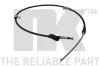 Seilzug, Feststellbremse links NK 904017