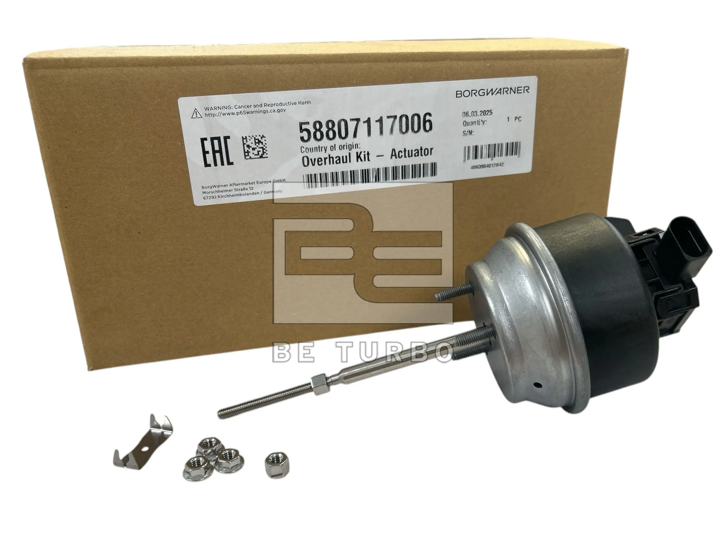 Stellelement, Turbolader BE TURBO 216645