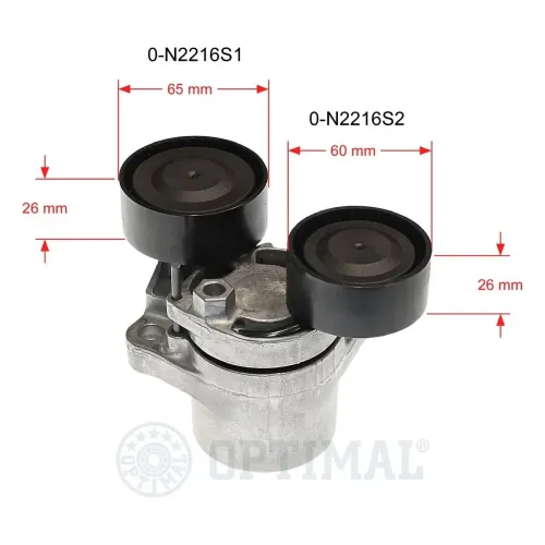 Riemenspanner, Keilrippenriemen OPTIMAL 0-N2216 Bild Riemenspanner, Keilrippenriemen OPTIMAL 0-N2216