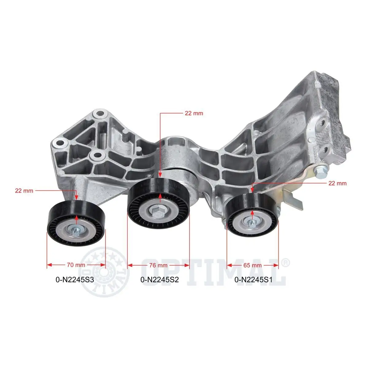 Riemenspanner, Keilrippenriemen OPTIMAL 0-N2245