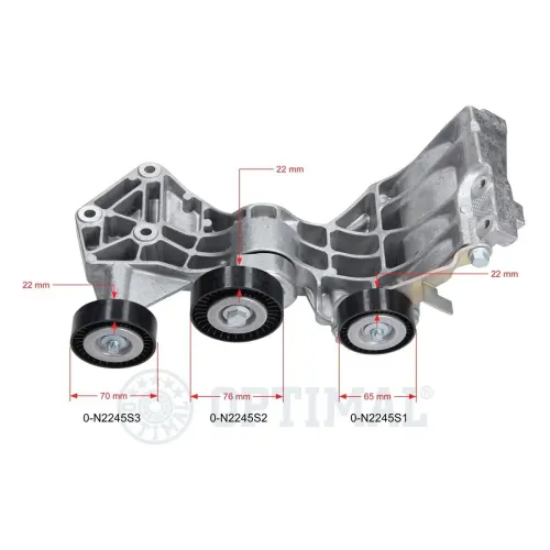 Riemenspanner, Keilrippenriemen OPTIMAL 0-N2245 Bild Riemenspanner, Keilrippenriemen OPTIMAL 0-N2245