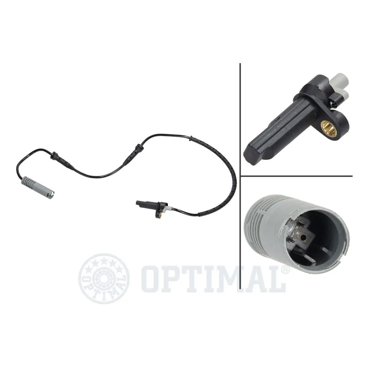 Sensor, Raddrehzahl Hinterachse OPTIMAL 06-S010