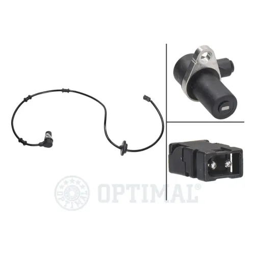 Sensor, Raddrehzahl Hinterachse links OPTIMAL 06-S031 Bild Sensor, Raddrehzahl Hinterachse links OPTIMAL 06-S031