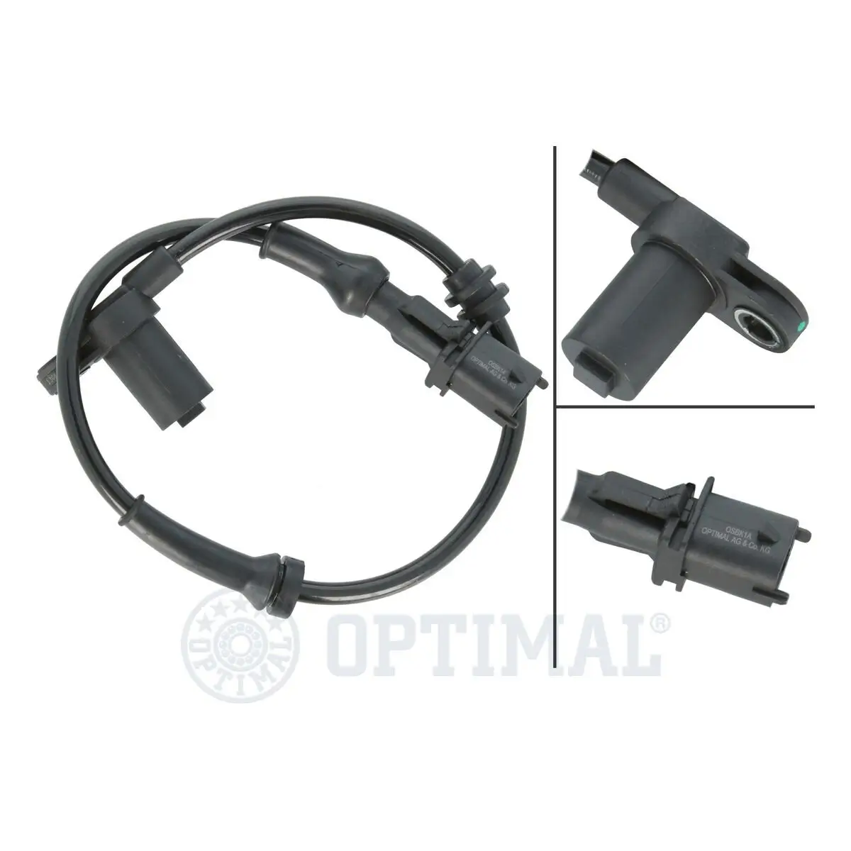 Sensor, Raddrehzahl Vorderachse OPTIMAL 06-S038