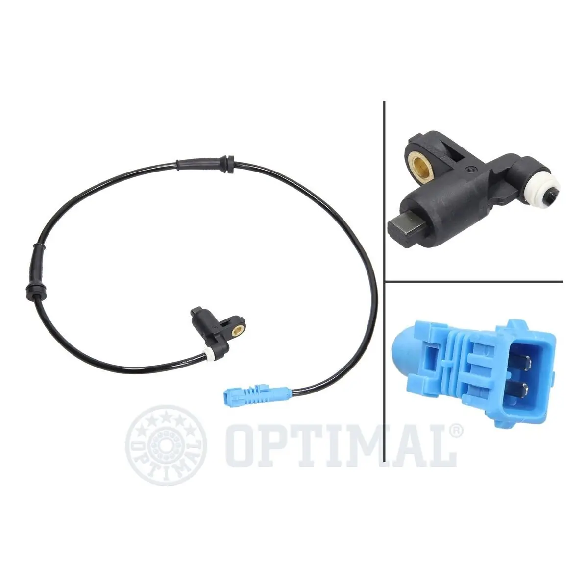 Sensor, Raddrehzahl Vorderachse OPTIMAL 06-S041