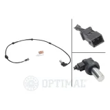 Sensor, Raddrehzahl Hinterachse OPTIMAL 06-S063