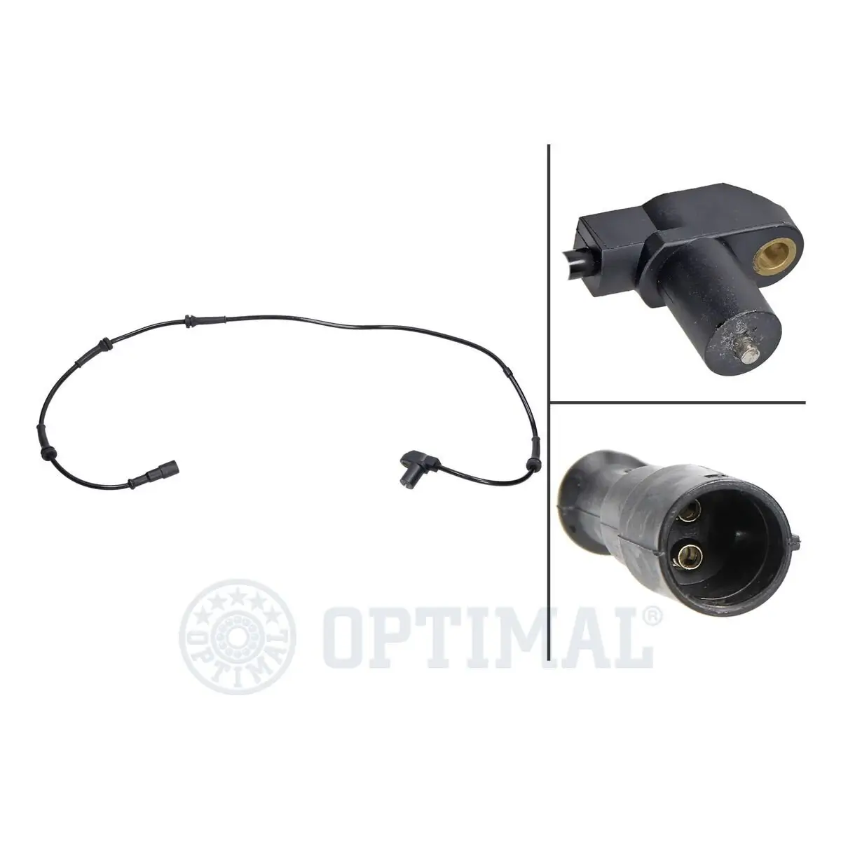 Sensor, Raddrehzahl Hinterachse OPTIMAL 06-S066