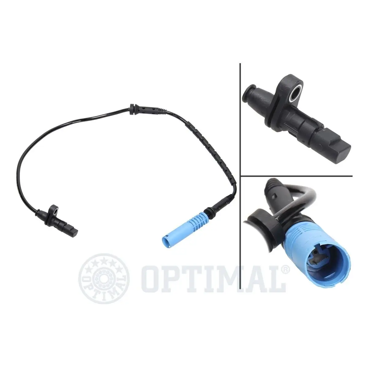 Sensor, Raddrehzahl Vorderachse OPTIMAL 06-S069