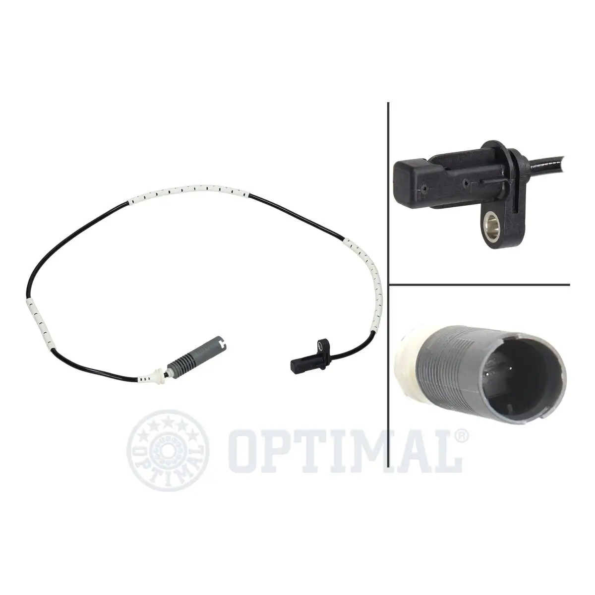 Sensor, Raddrehzahl Hinterachse OPTIMAL 06-S079