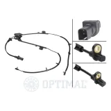 Sensor, Raddrehzahl Hinterachse OPTIMAL 06-S087