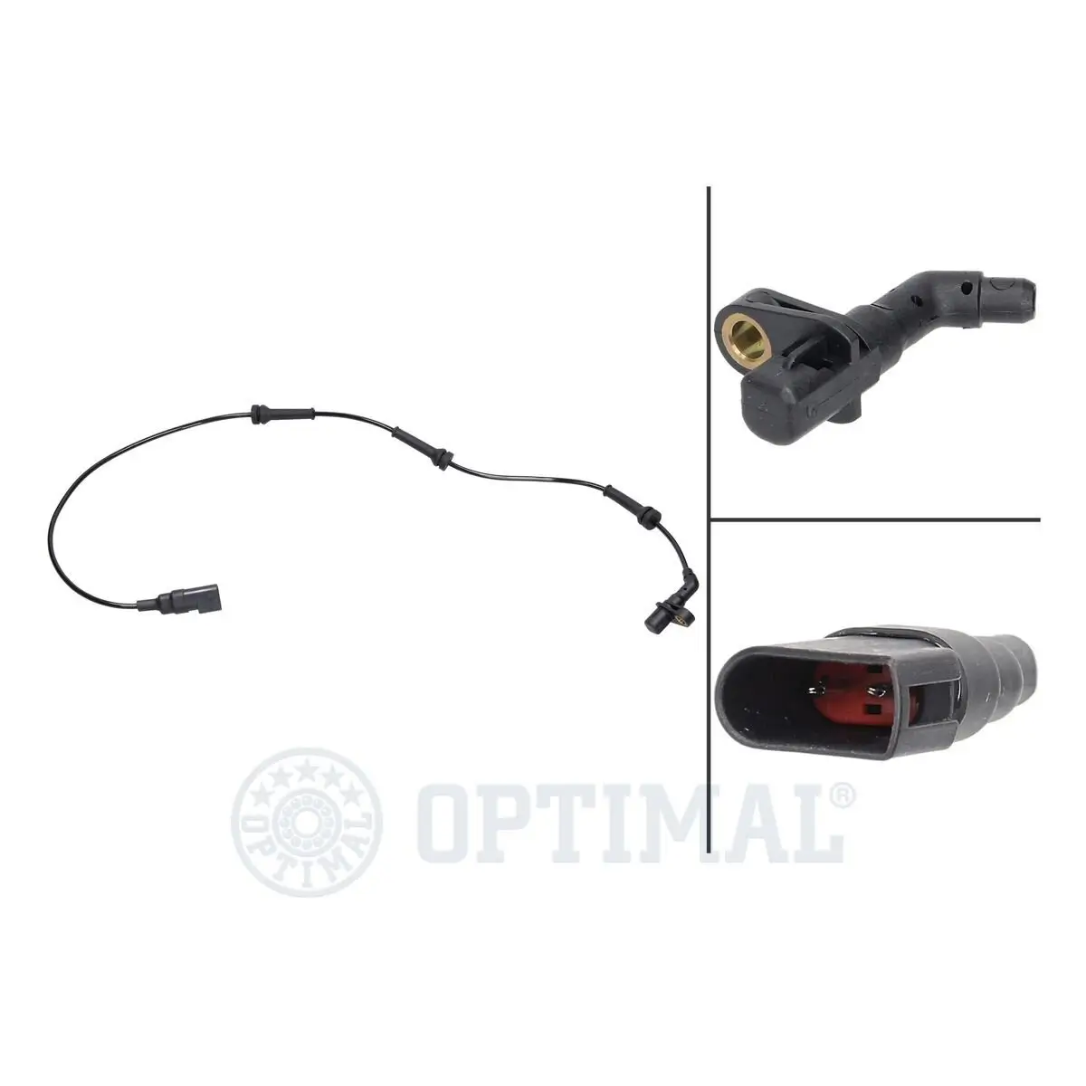 Sensor, Raddrehzahl Vorderachse OPTIMAL 06-S091