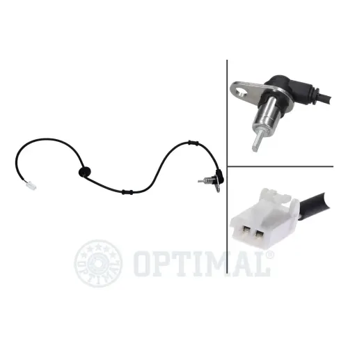 Sensor, Raddrehzahl Hinterachse rechts OPTIMAL 06-S094 Bild Sensor, Raddrehzahl Hinterachse rechts OPTIMAL 06-S094