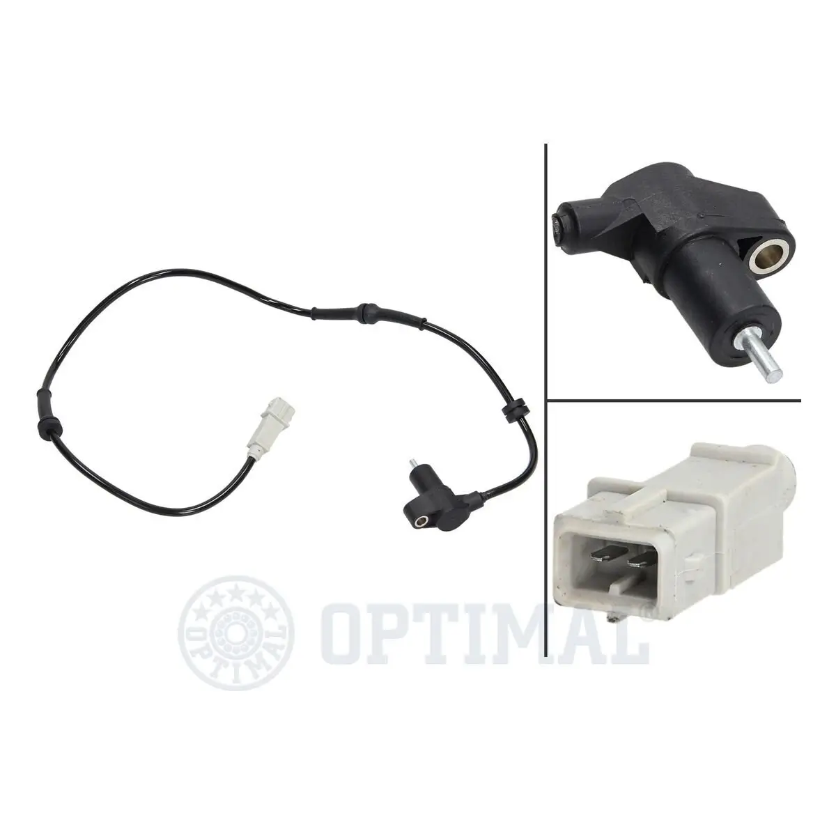Sensor, Raddrehzahl Hinterachse OPTIMAL 06-S122