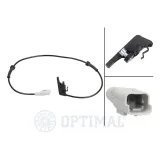 Sensor, Raddrehzahl Hinterachse Hinterachse OPTIMAL 06-S125