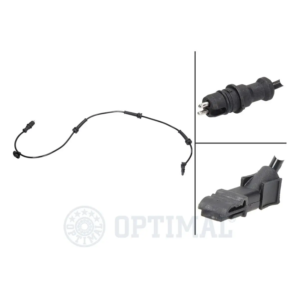 Sensor, Raddrehzahl Vorderachse OPTIMAL 06-S131