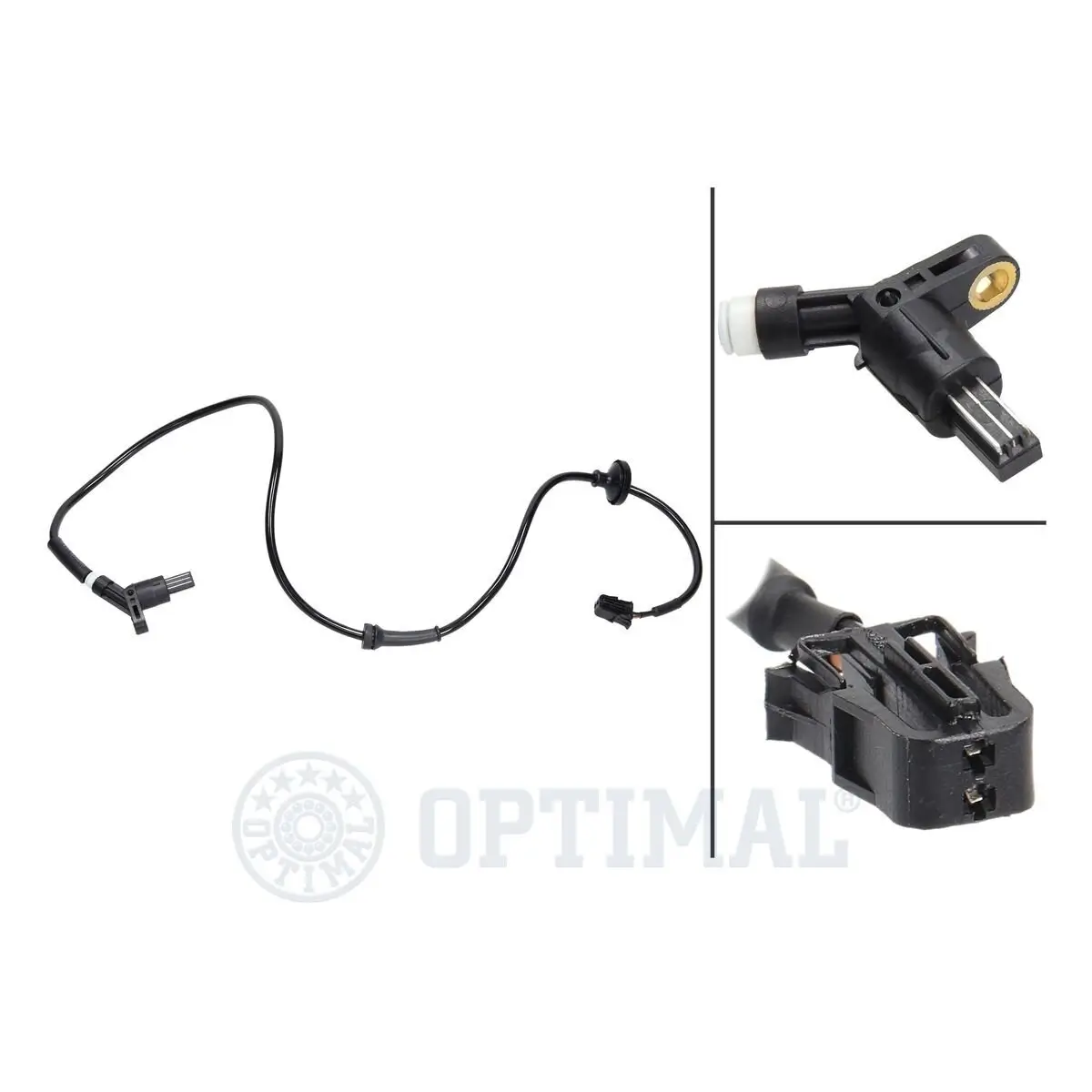 Sensor, Raddrehzahl Hinterachse OPTIMAL 06-S139