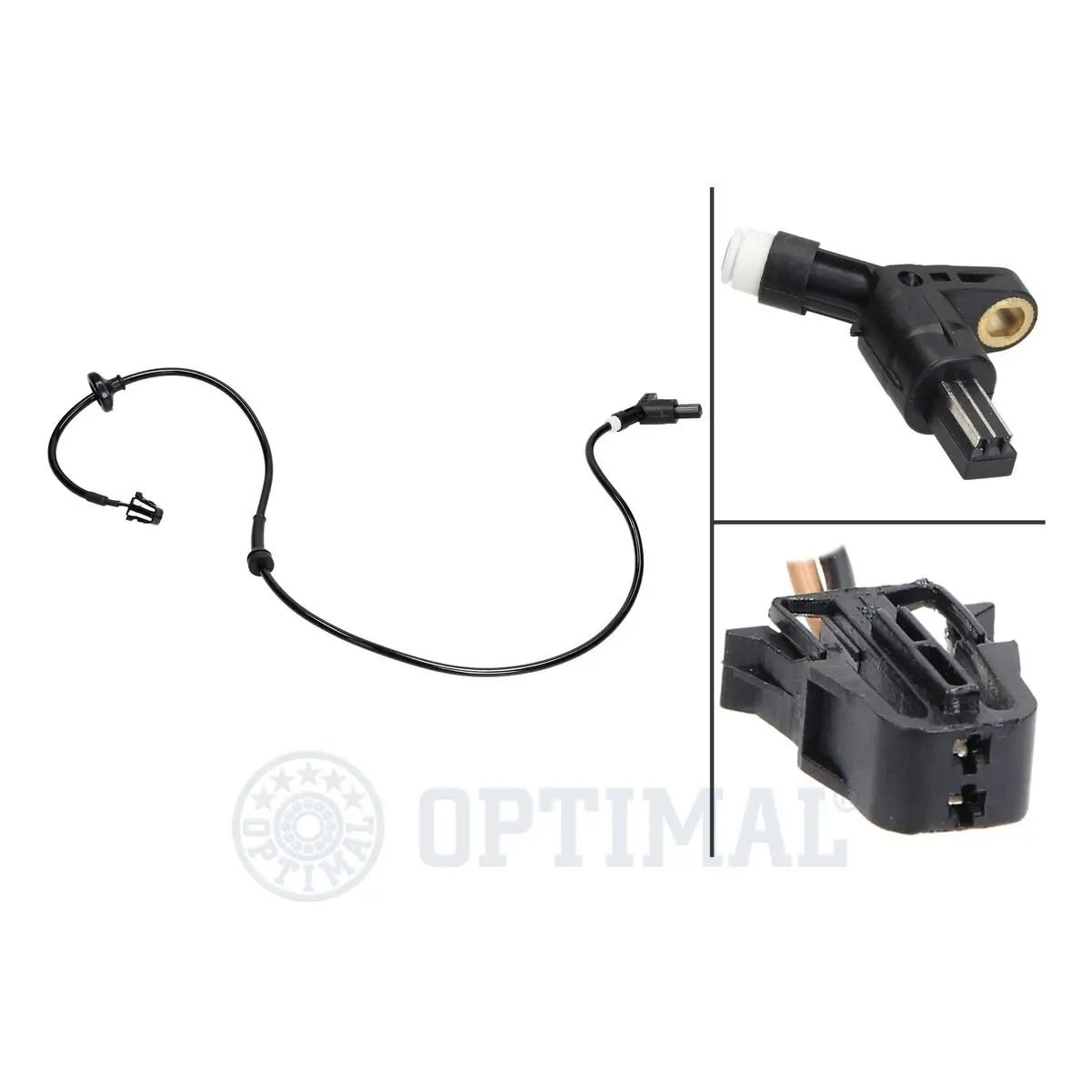 Sensor, Raddrehzahl Hinterachse OPTIMAL 06-S144