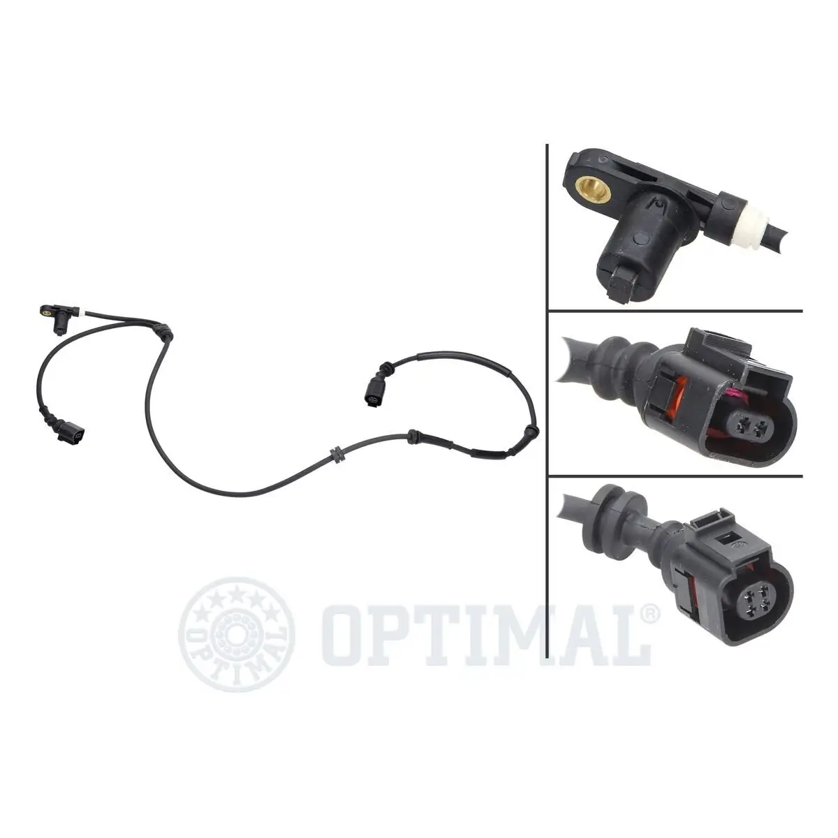 Sensor, Raddrehzahl Hinterachse OPTIMAL 06-S150