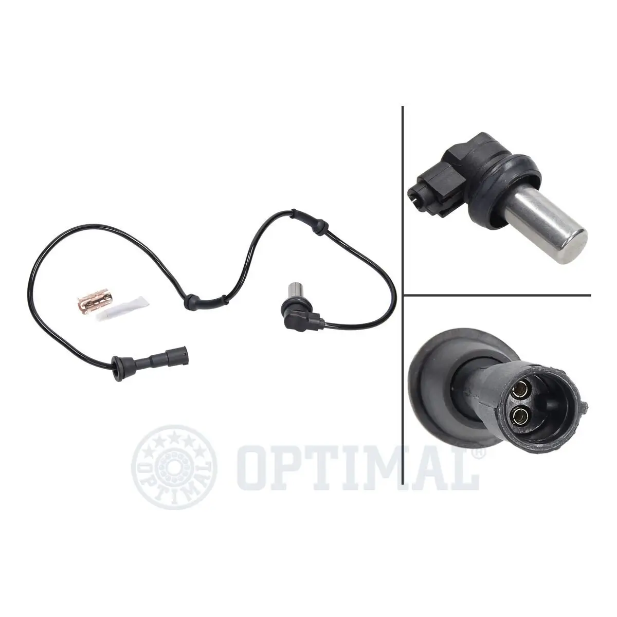 Sensor, Raddrehzahl Vorderachse OPTIMAL 06-S197